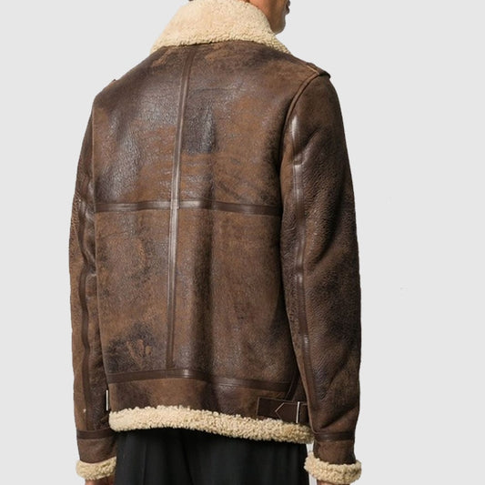 Golder Sheep Shearling Leather Jacket