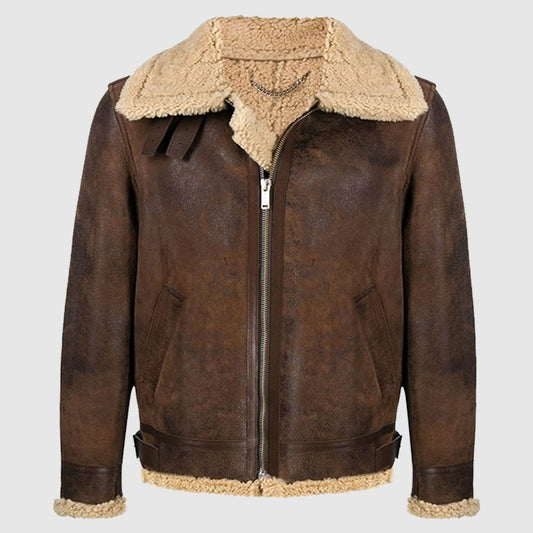 Golder Sheep Shearling Leather Jacket