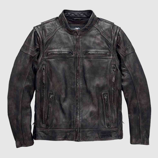 Dauntless Convertible Leather Jacket