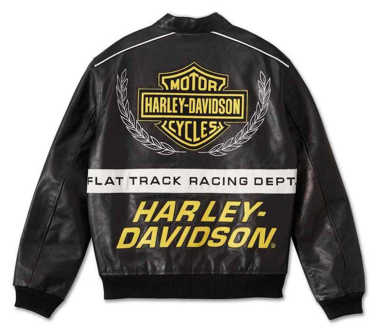 Harley-Davidson Men's Start Your Engines Leather Racing Jacket