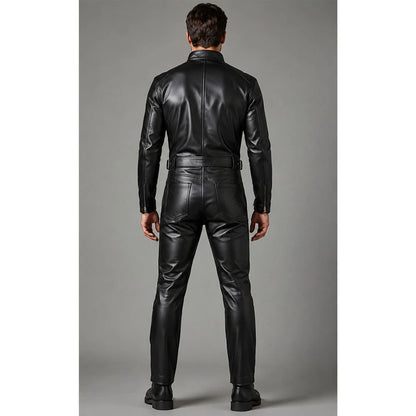 mens black jumpsuit