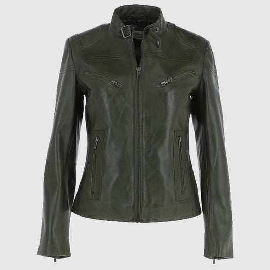 Leather Biker Jacket Women