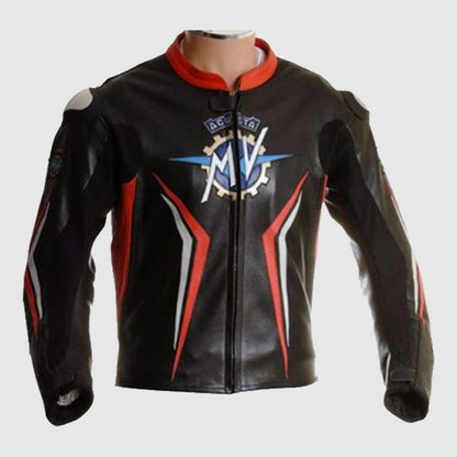 RACE REPLICA MOTORCYCLE LEATHER JACKET