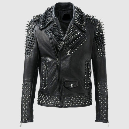 Rock Punk Studded Jacket, Moto Biker Jacket