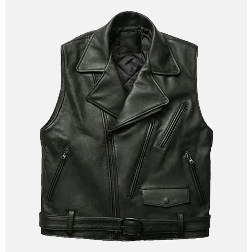 Men’s Classic Biker Leather Vest