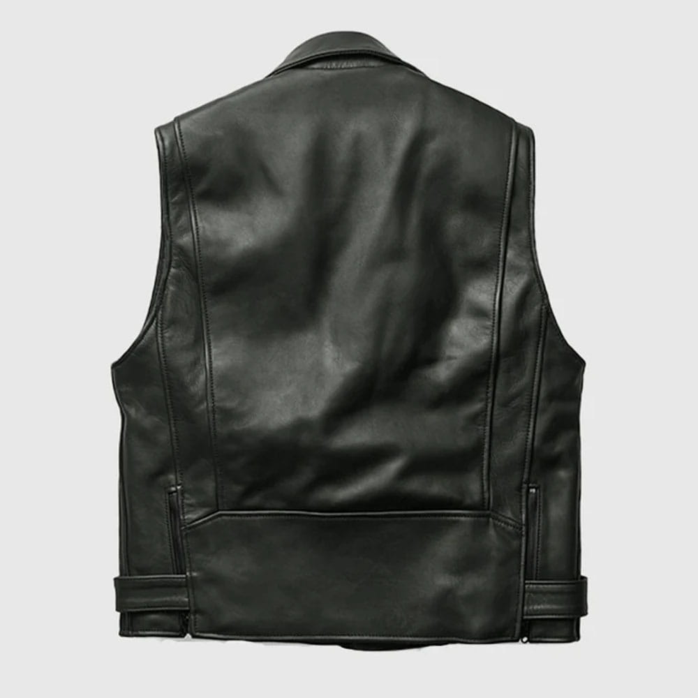 Men’s Classic Biker Leather Vest
