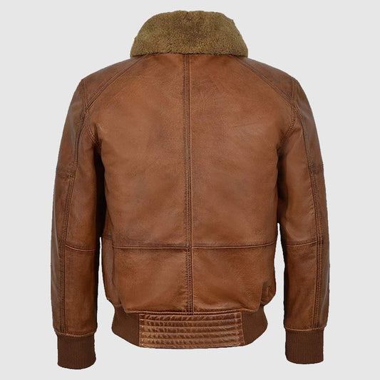 Men’s AIR Force Fur Collar Bomber jacket