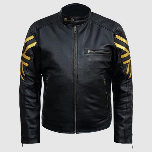 UK Flag Leather Jacket