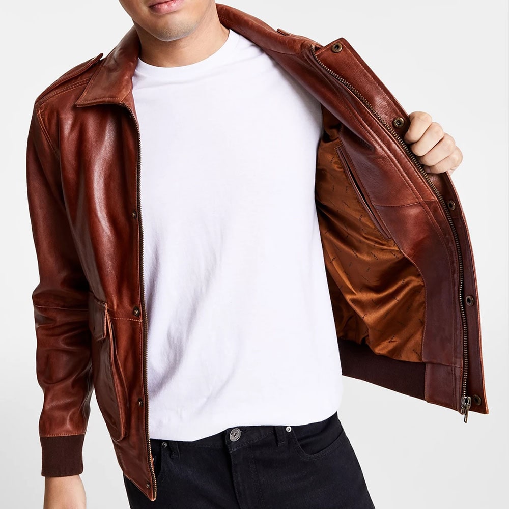 Aviator Leather Jacket