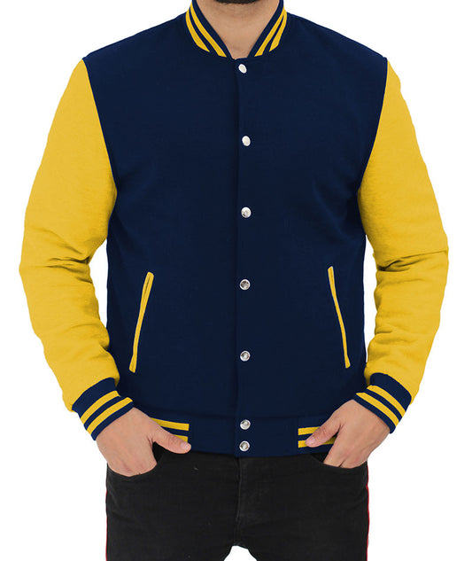 Navy Blue Baseball Style Jacket