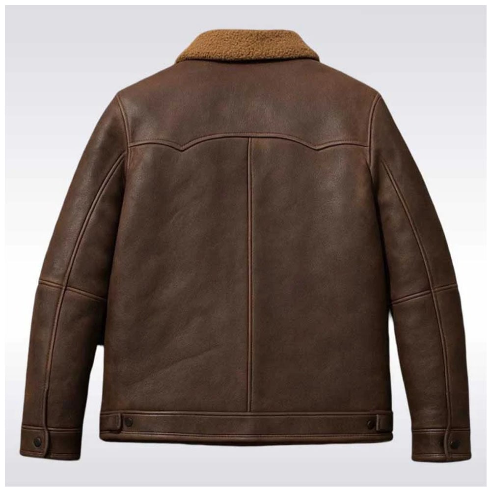 The Rancher’s Leather Shearling Jacket