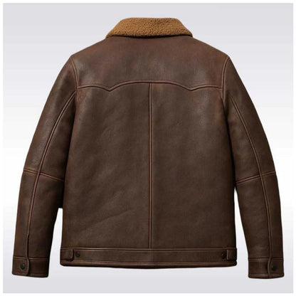 The Rancher’s Leather Shearling Jacket