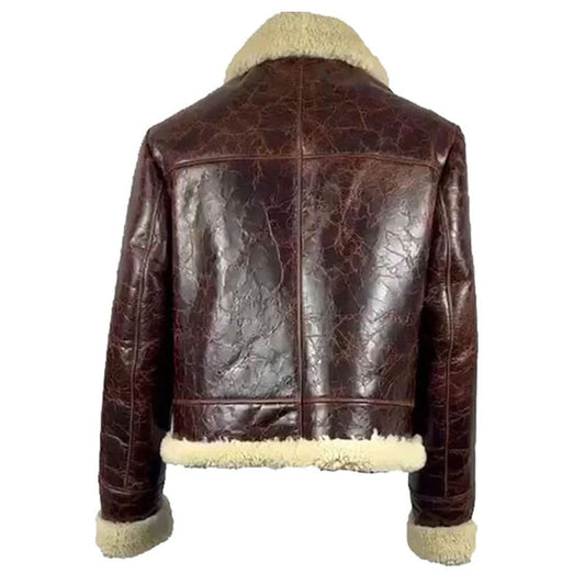 Wayne Nash Brown vintage oxblood B3 Bomber Jacket