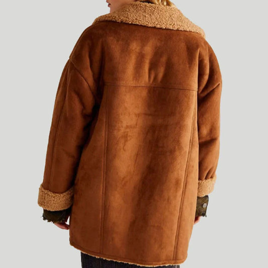 Aviator RAF Flight Shearling Fur Coat