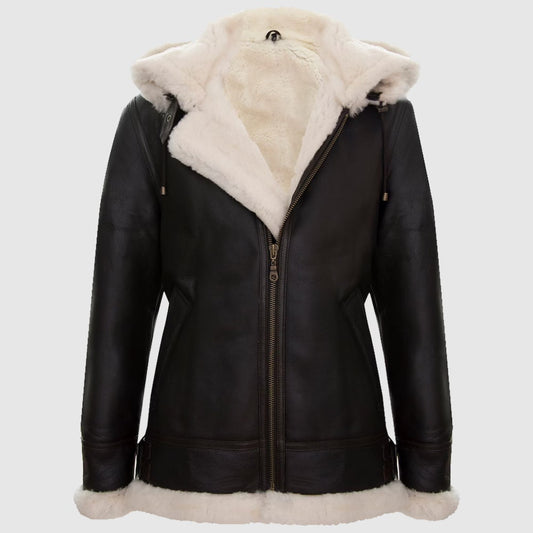 Women B3 Sheepskin Leather Jacket