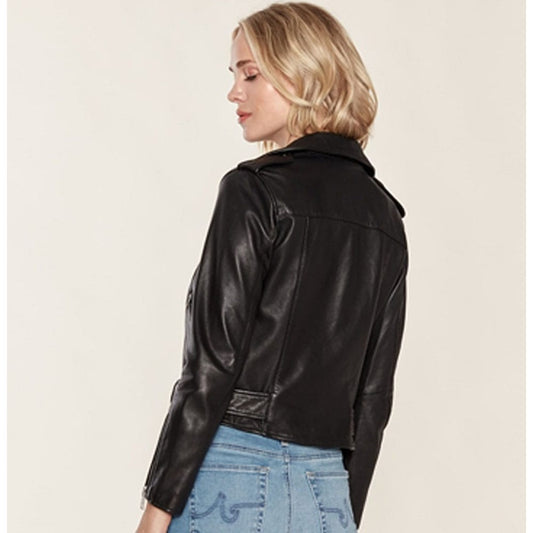 Black Night leather Jacket women