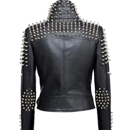 Studded Brando Leather Jacket
