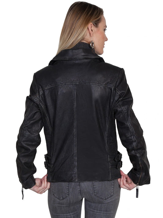 Black Leather Motorcycle Jacket