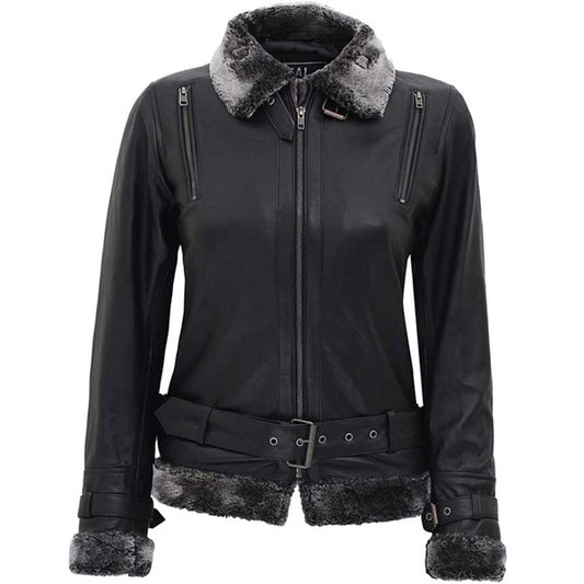 Shearling Collar Jacket