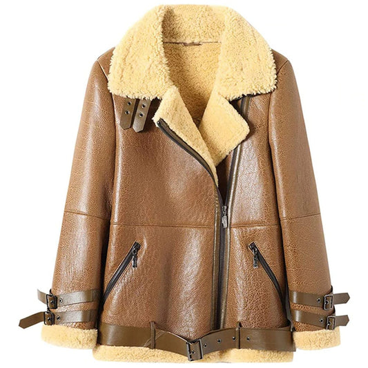 Sheepskin Bomber Jacket