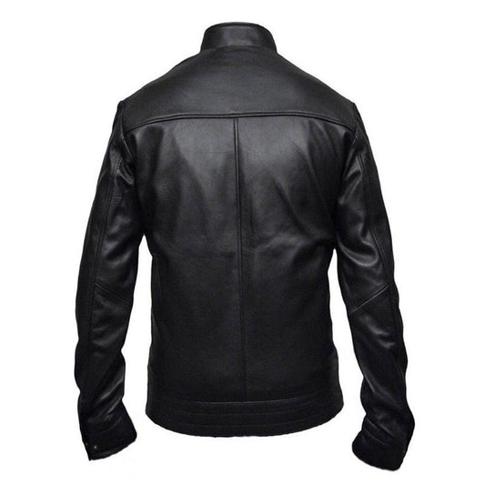 Wrestler Dean Ambrose Logo Biker Leather Jacket