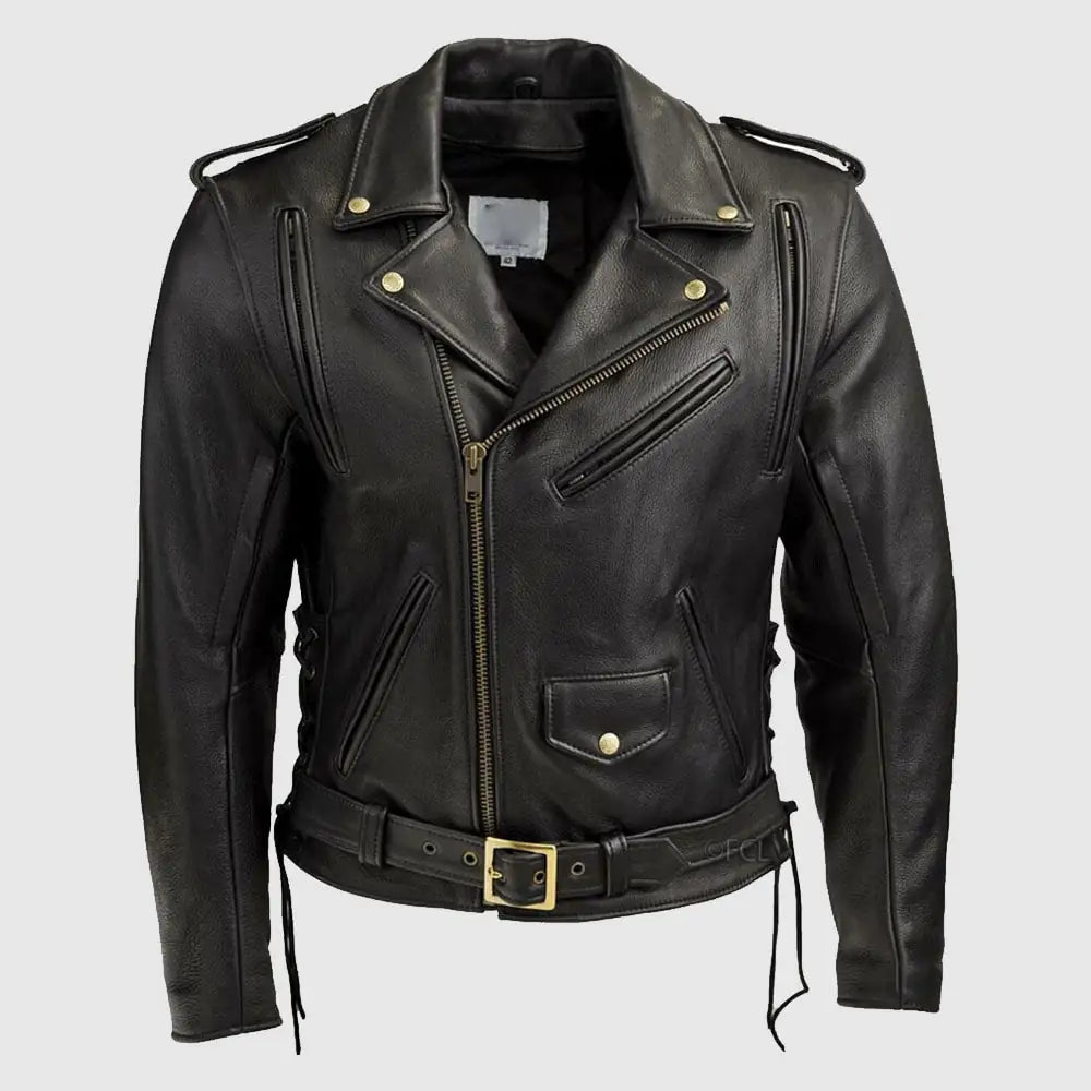 Men's Classic Motorcycle Jacket