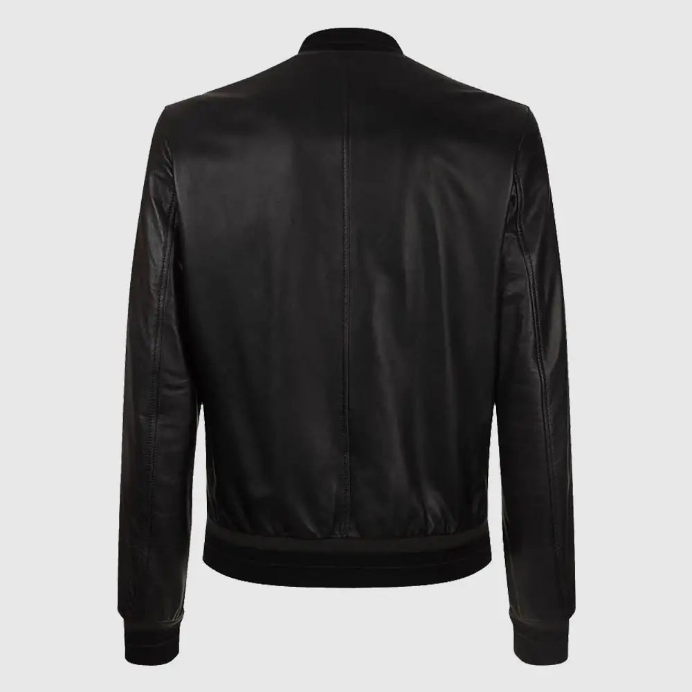 Leather Lambskin Bomber Jacket of Dolce & Gabbana