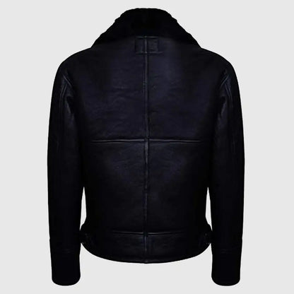 Men's B3 Air Force Real Shearling Sheepskin Aviator Pilot Flying Jacket
