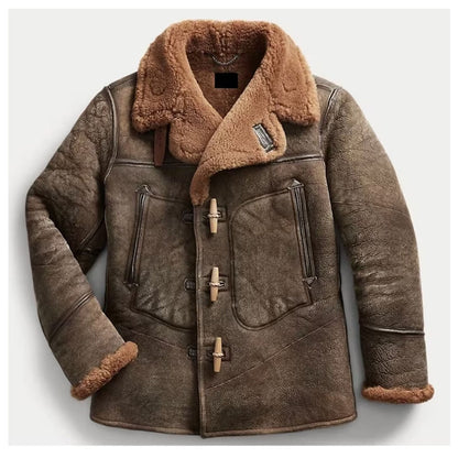 1920s Battle Military Aviator winter Bomber Leather Jacket