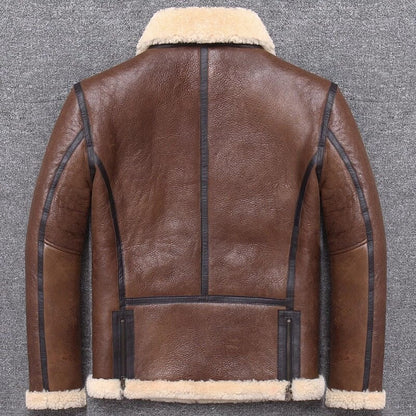 Genuine Sheepskin Winter Thick Russia Military Cold Winter Coats