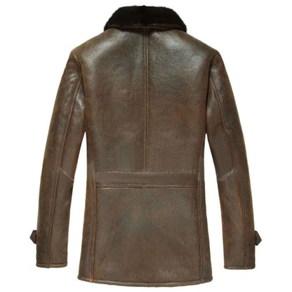Men's Vintage Shearling Sheepskin Coat
