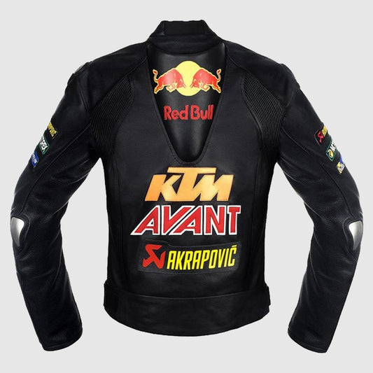 Men’s KTM RedBull Motorcycle Racing Leather Jacket