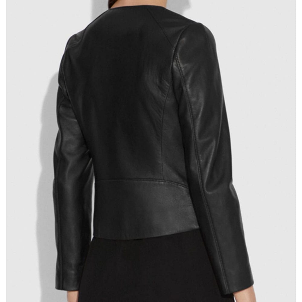 Women Party Wear Leather Jacket