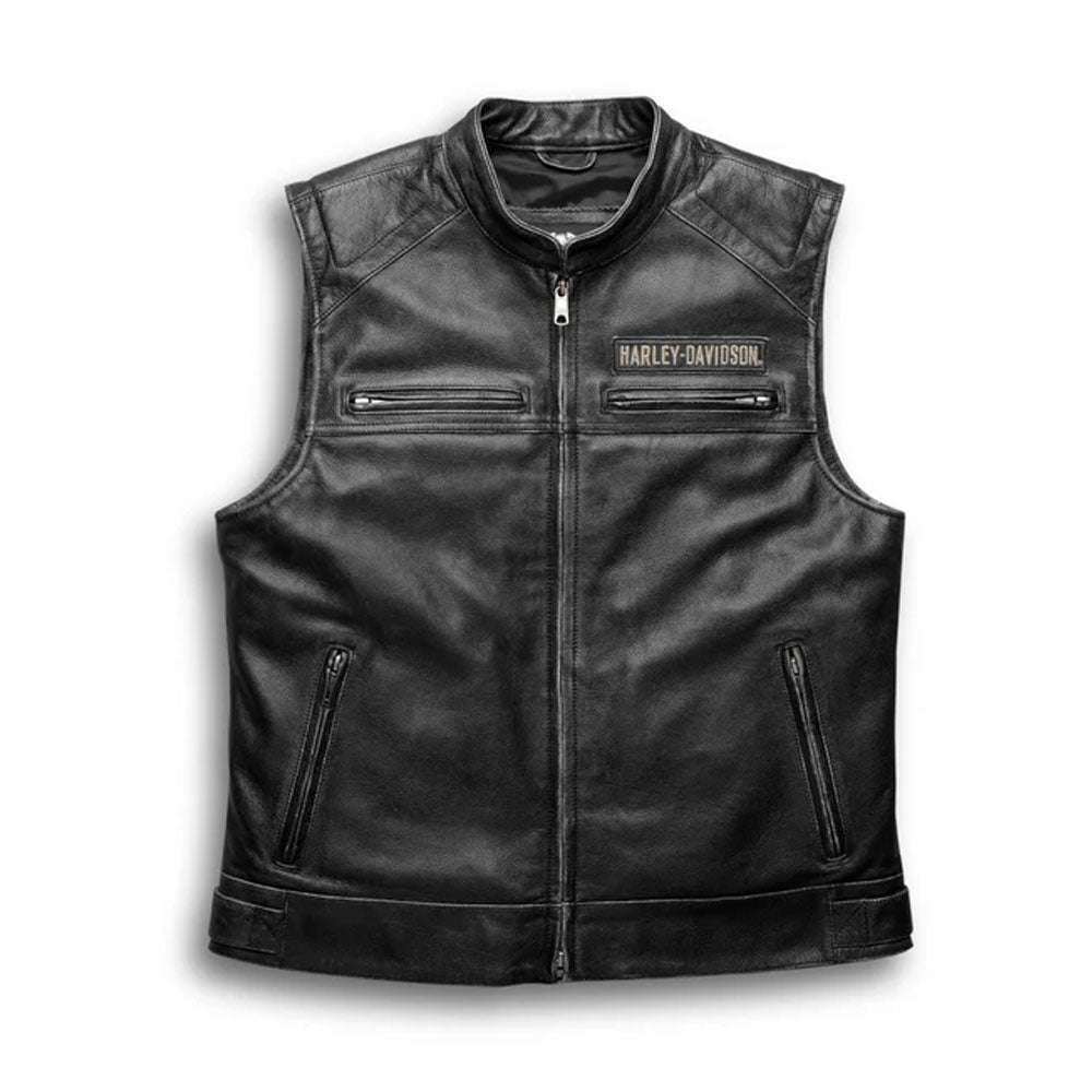 Men's Passing Link Leather Vest
