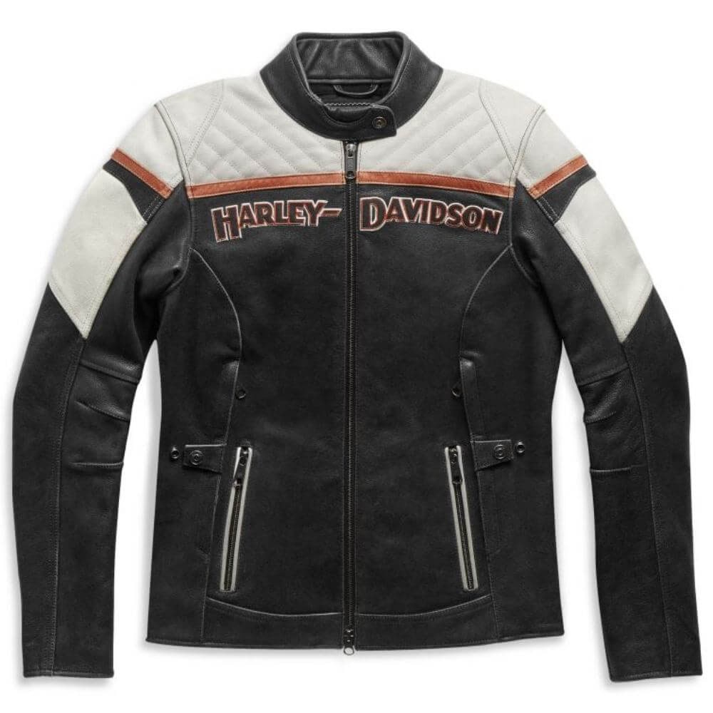 Harley-Davidson Women's Triple Vent Miss Enthusiast II Leather Jacket