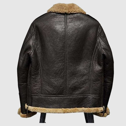 Frigerio Men Black Aviator Jacket