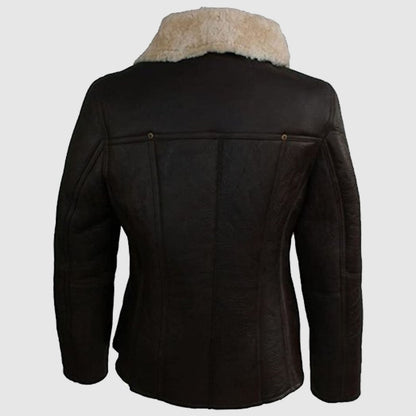 Eastern Counties Leather Womens Celene Aviator Sheepskin Coat