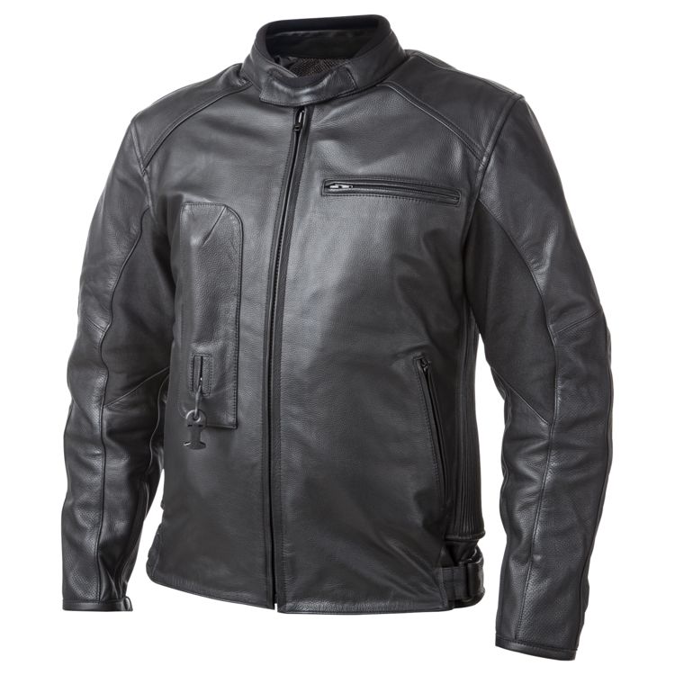 Helite Leather Airbag Leather Motorcycle Jacket