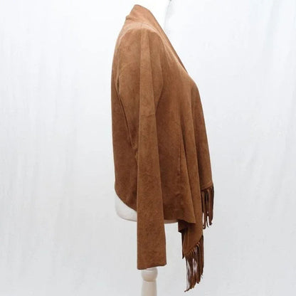 HOLLISTER | Brown Genuine Suede Festival Jacket