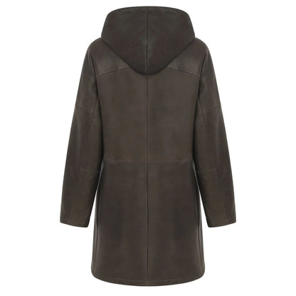 Josephine Brown Anthracite Shearling Coat