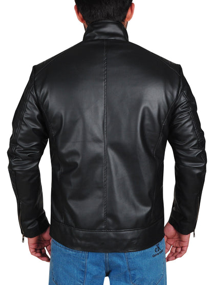 Trendy Black Leather Jacket
