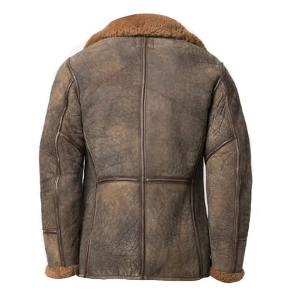 1920s Battle Military Aviator winter Bomber Leather Jacket