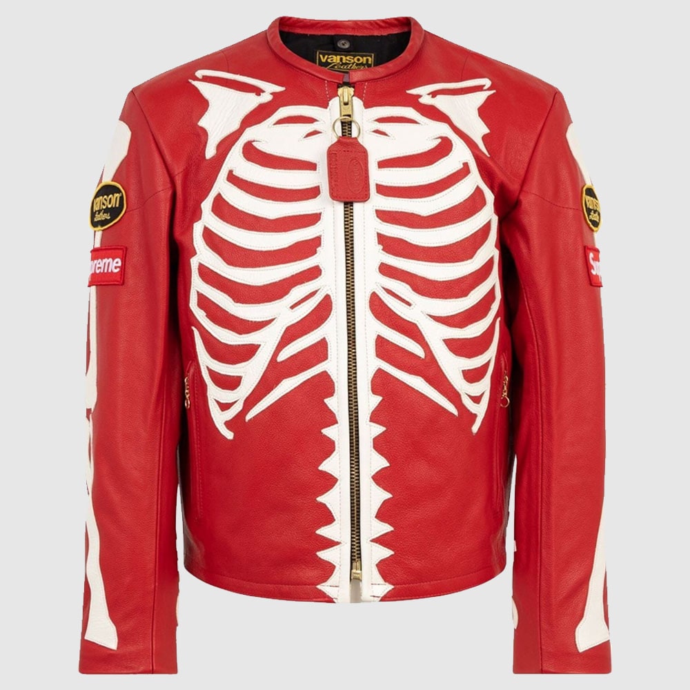 Supreme X Vanson Leather bones jacket