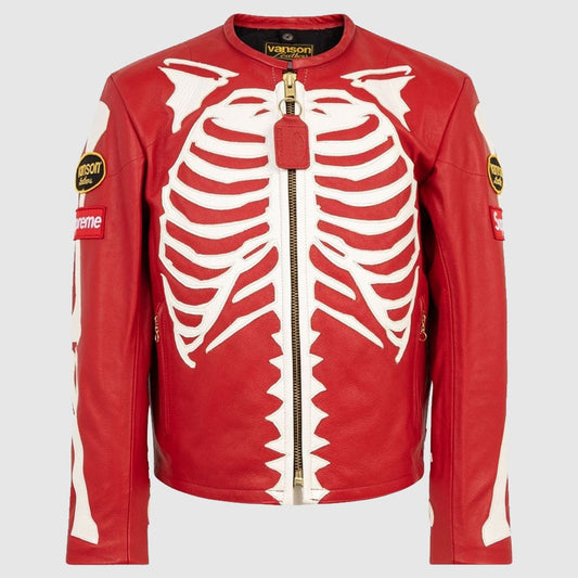 Supreme X Vanson Leather bones jacket