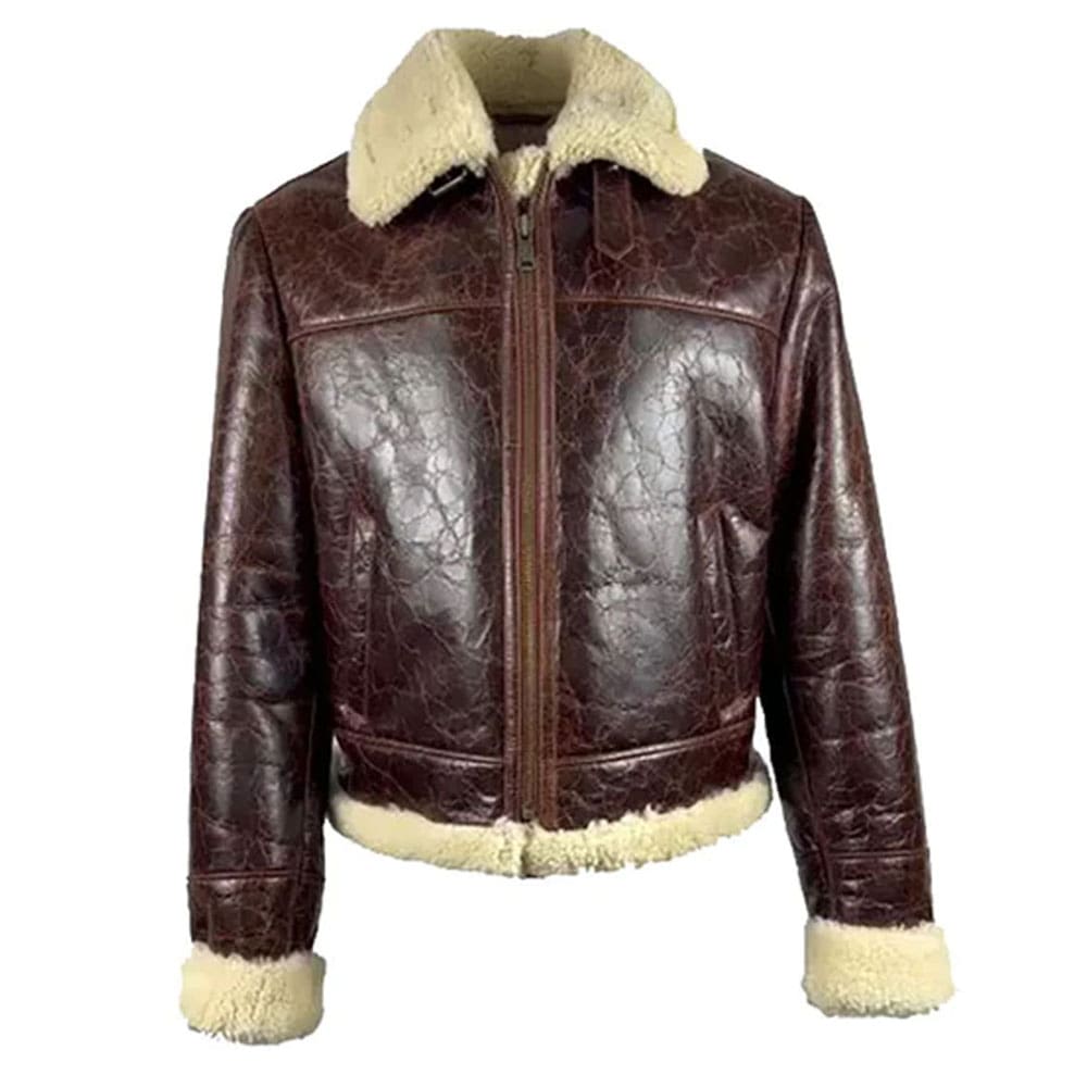 Wayne Nash Brown vintage oxblood B3 Bomber Jacket