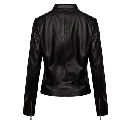 Women’s Real Leather Moto Jacket