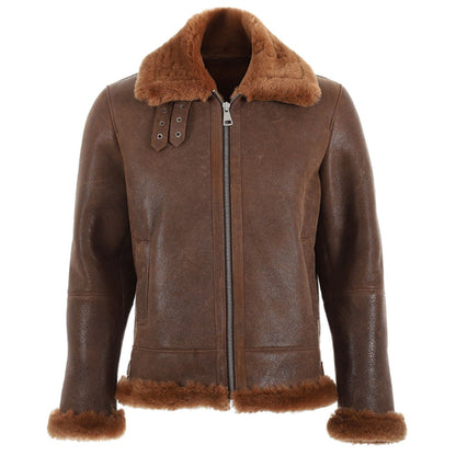 Men's Shearling RAF B3 Aviator Jacket