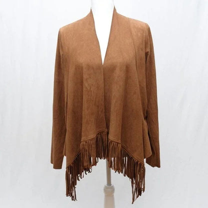 HOLLISTER | Brown Genuine Suede Festival Jacket
