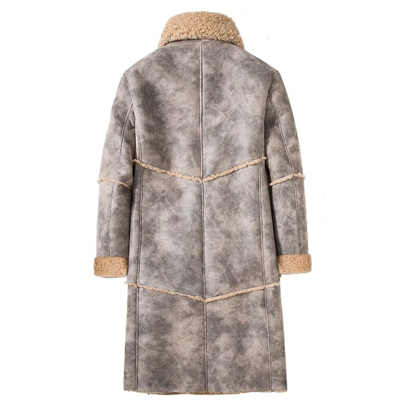 LUHAYESA X Long Jungle Brown Shearling Fur Men
