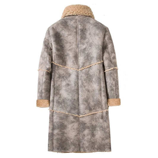 LUHAYESA X Long Jungle Brown Shearling Fur Men